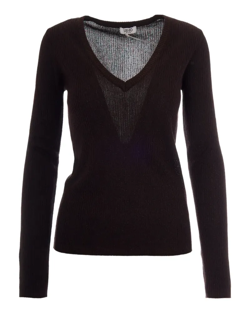 Liu Jo lamé sweater - Braun Braun