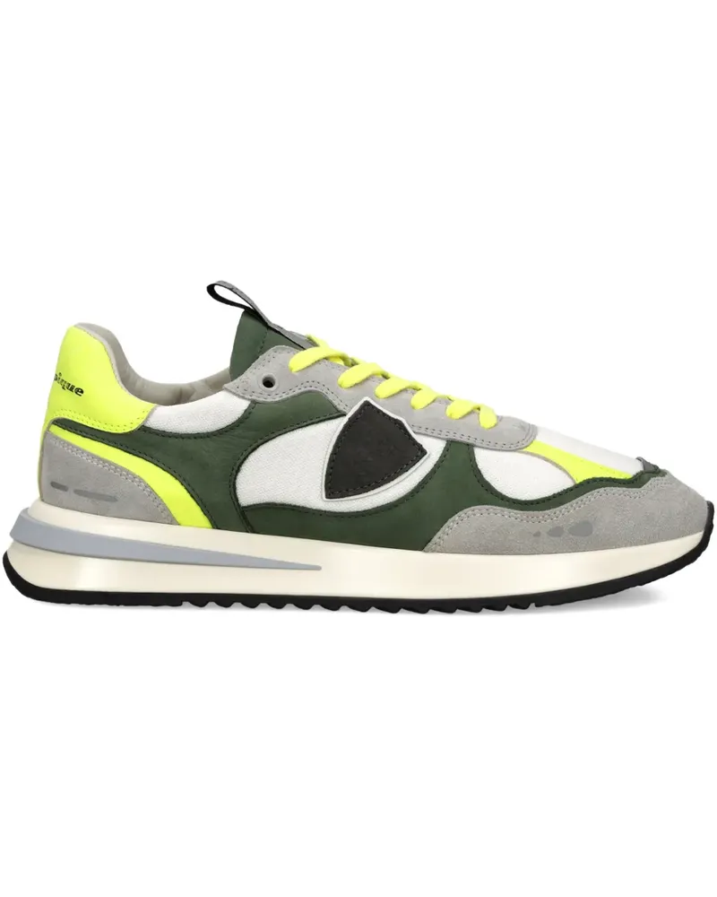 Philippe Model Olympique Sneakers mit runder Kappe - Weiß Weiß