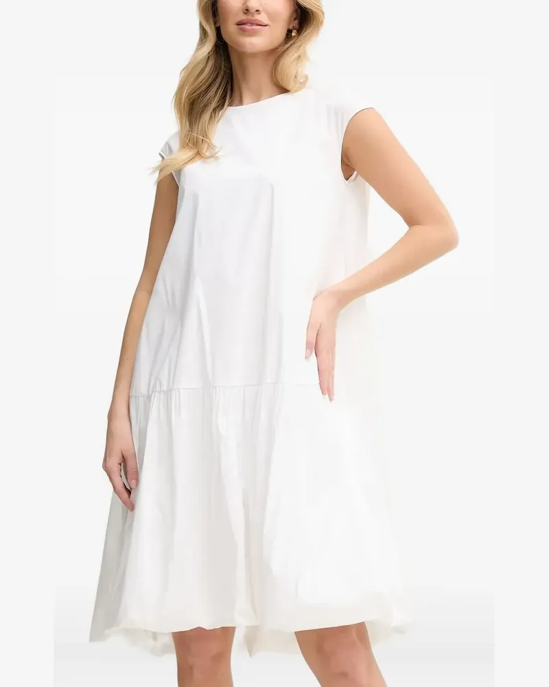 Liviana Conti Kleid mit angeschnittenen Ärmeln - Weiß Weiß