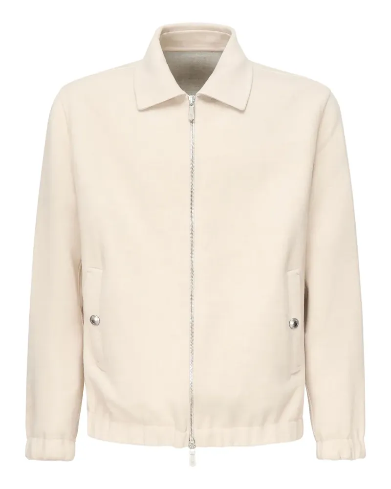 Eleventy Jacke mit Reißverschluss - Weiß Weiß