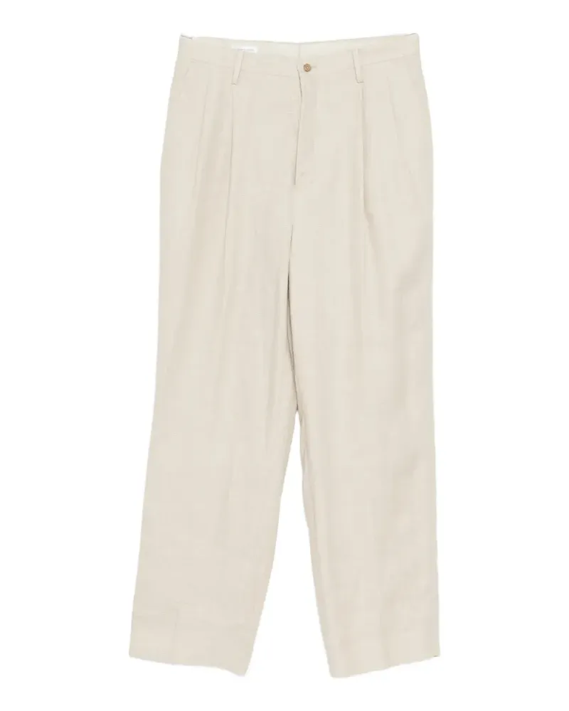 Kaptain Sunshine Shoecut Slacks trousers - Nude Nude