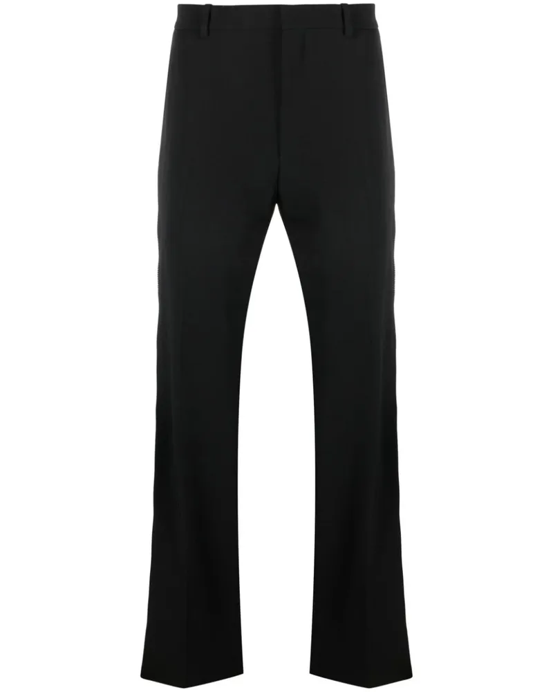 OFF-WHITE Straight-Leg-Hose mit Logo - Schwarz Schwarz