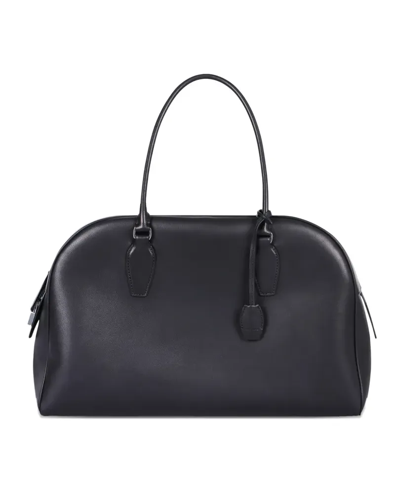 The Row India 12 leather tote bag - Schwarz Schwarz