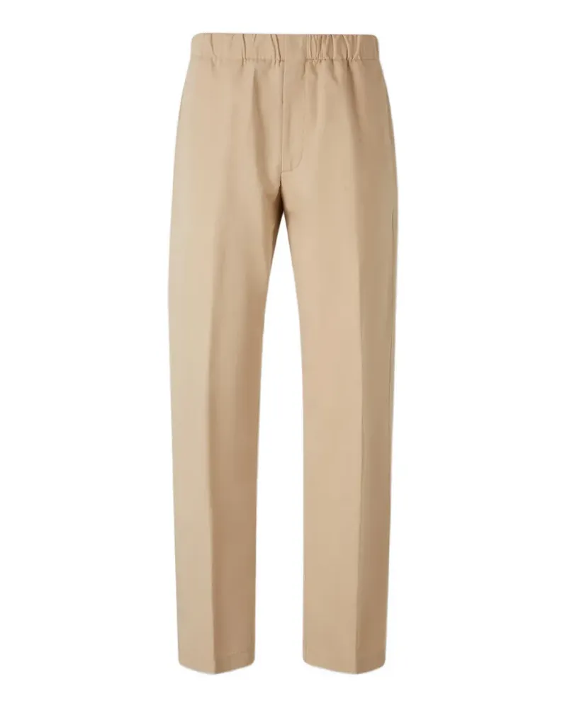 LARDINI elasticated-waist trousers - Nude Nude