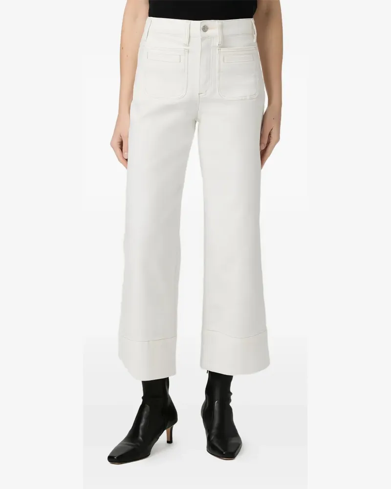 Paige Anessa Jeans mit aufgesetzter Tasche - Weiß Weiß