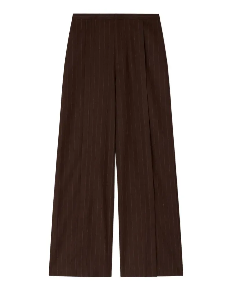 Rodebjer Rubin Hose mit Nadelstreifen - Braun Braun