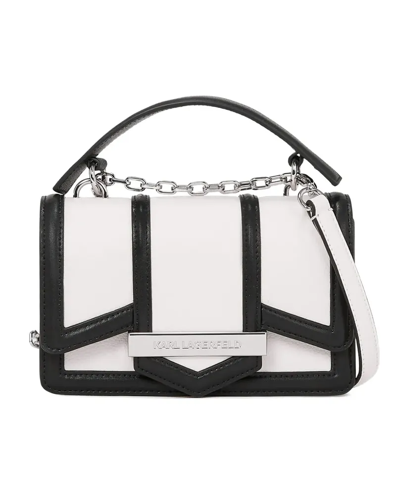 Karl Lagerfeld Kleine K/Nova Umhängetasche - Weiß Weiß