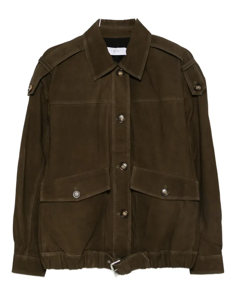 IRO leather jacket - Grün Grün