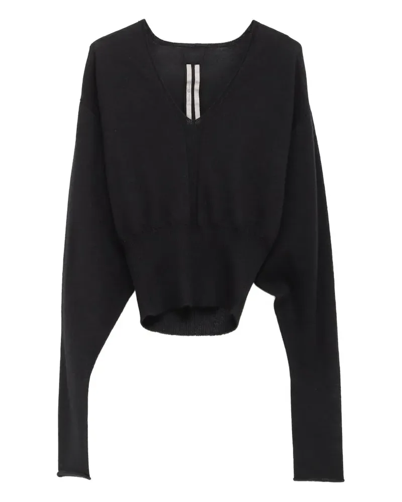 Rick Owens Pullover mit V-Ausschnitt - Schwarz Schwarz