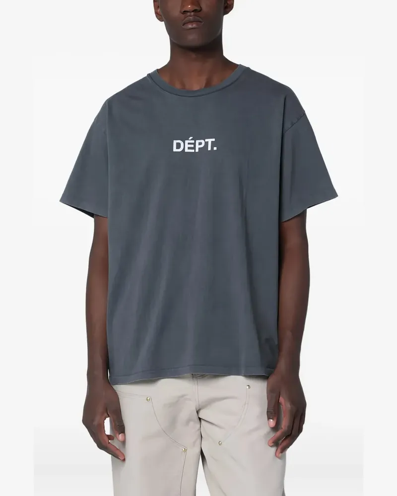 GALLERY DEPT. lettering-print T-shirt - Schwarz Schwarz