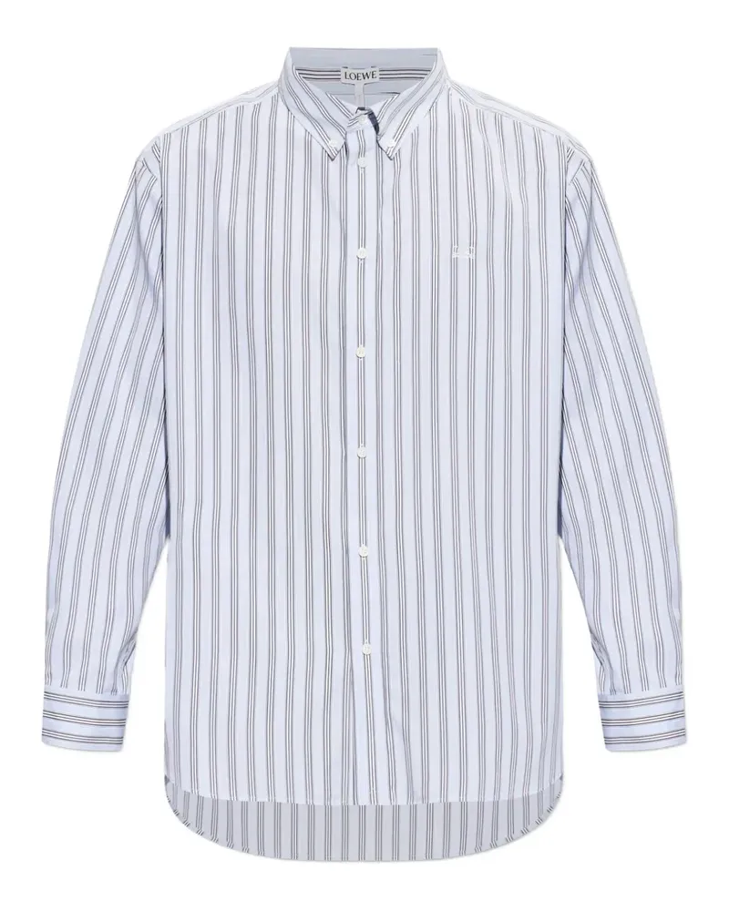 Loewe striped shirt - Blau Blau