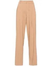 forte_forte Tapered-Hose mit Abnähern Nude