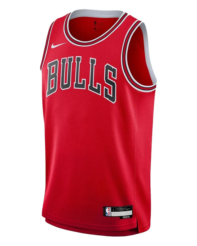 Nike NBA Chicago Bulls Icon Swingman Tanktop - Rot Rot