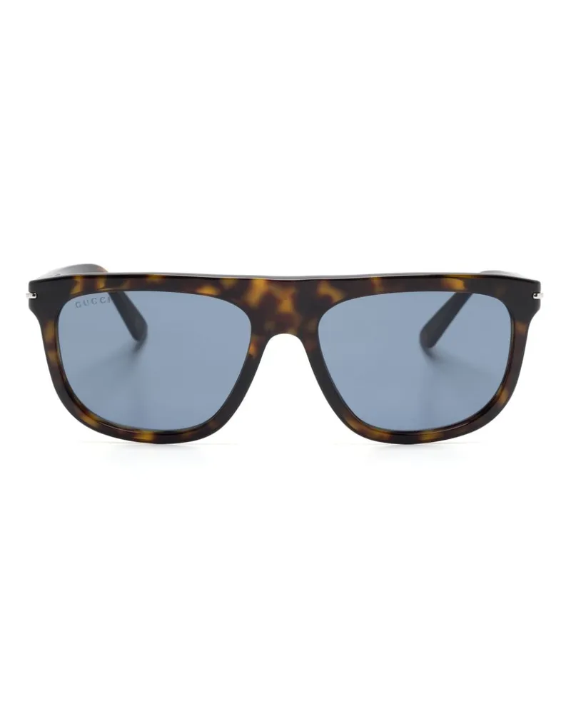 Gucci Sonnenbrille in Schildpattoptik - Braun Braun