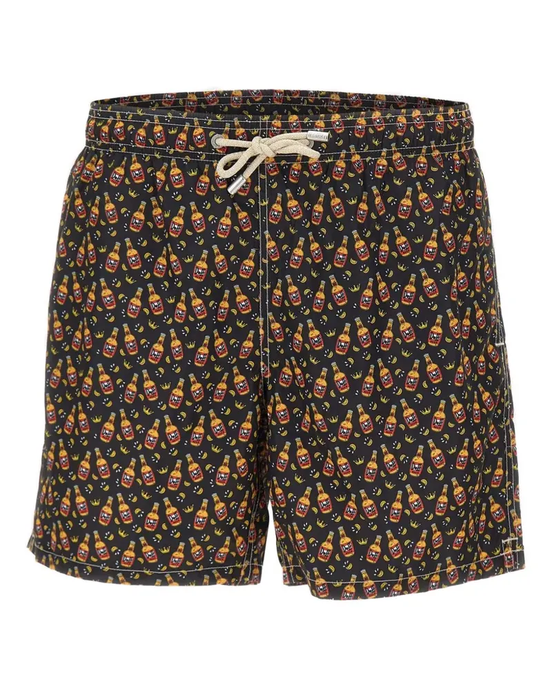 MC2 Saint Barth Lighting micro-fantasy swim shorts - Schwarz Schwarz