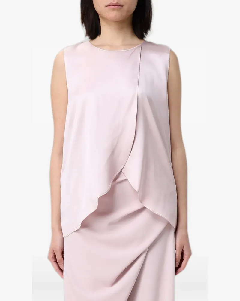 Hanita Top im Layering-Look - Rosa Rosa