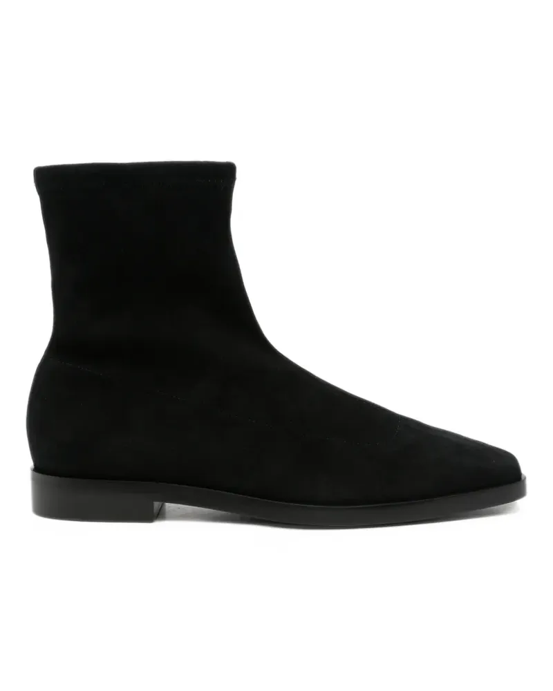 Stuart Weitzman Stiefeletten aus Wildleder - Schwarz Schwarz