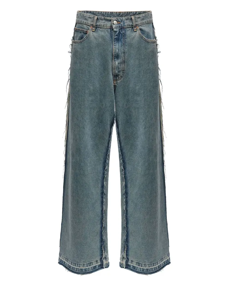 Maison Margiela Jeans im Inside-Out-Look - Blau Blau