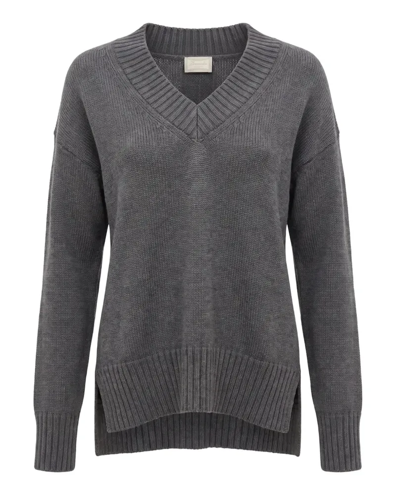 Drumohr  V-neck knitted sweater - Grau Grau