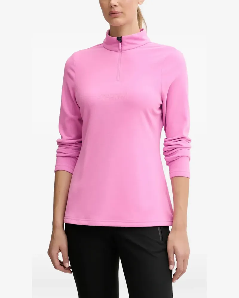 Sportalm quarter-zip fleece sweatshirt - Rosa Rosa