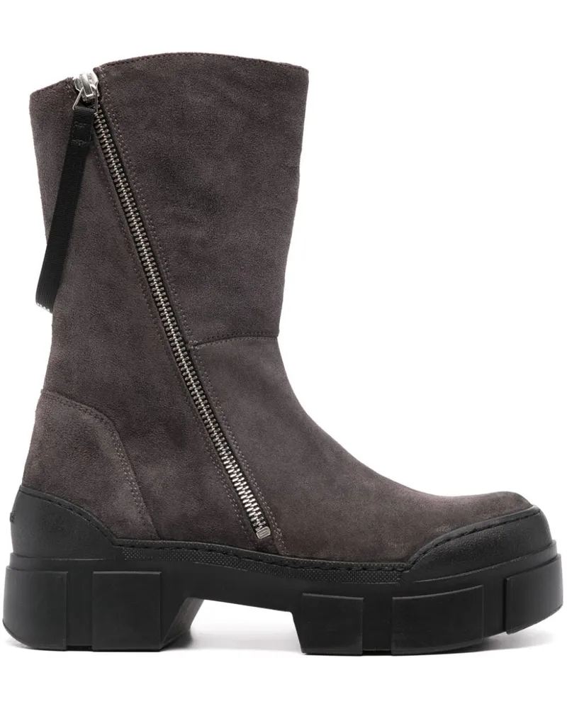 Vic Matié Silverstone Stiefeletten aus Wildleder - Grau Grau