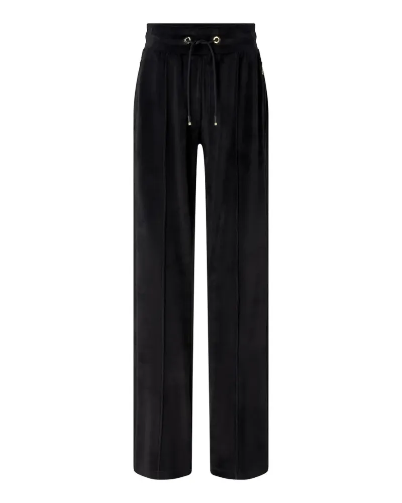 Bogner Felice velvet-effect track pants - Schwarz Schwarz