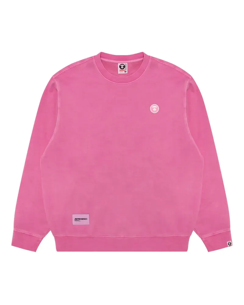 BAPE Sweatshirt mit Logo - Rosa Rosa