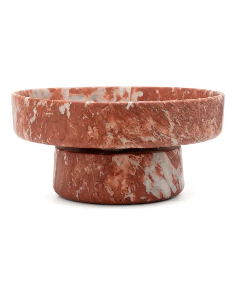 Editions Milano Obstschale aus Marmor - Rot Rot
