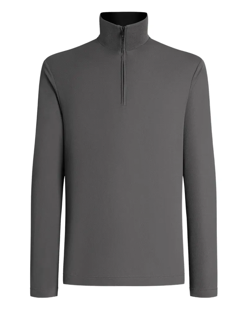 Dolce & Gabbana Sweatshirt mit Reißverschluss - Grau Grau