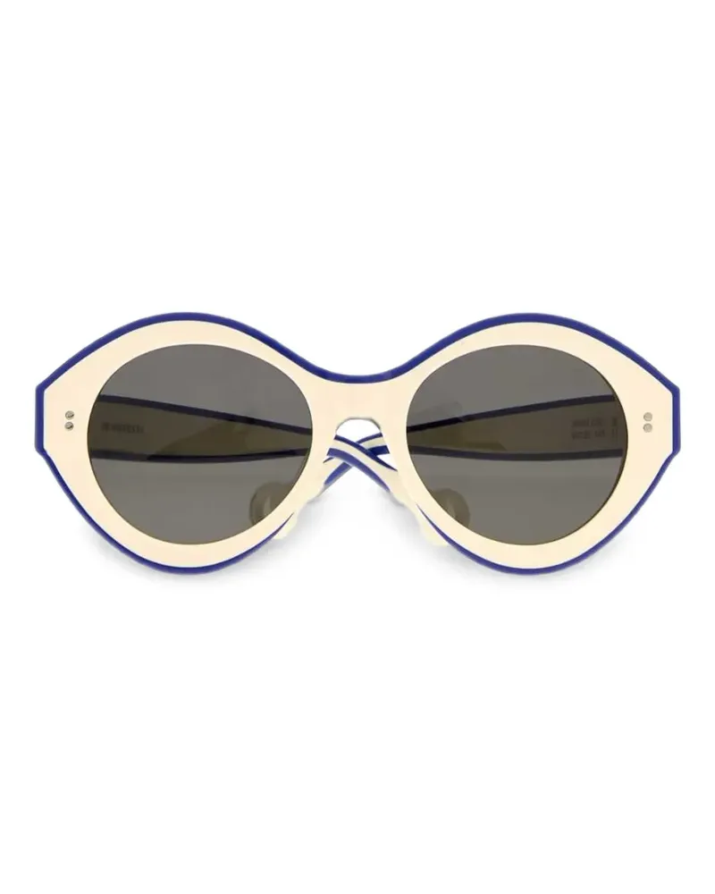 J.W.Anderson Jwa07 bumper two-tone sunglasses - Blau Blau