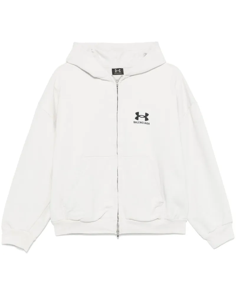 Balenciaga x Under Armour® Kapuzenjacke - Weiß Weiß