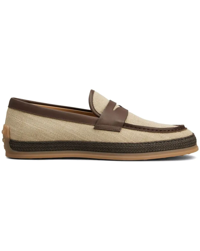 TOD'S Loafer mit Logo-Prägung - Nude Nude