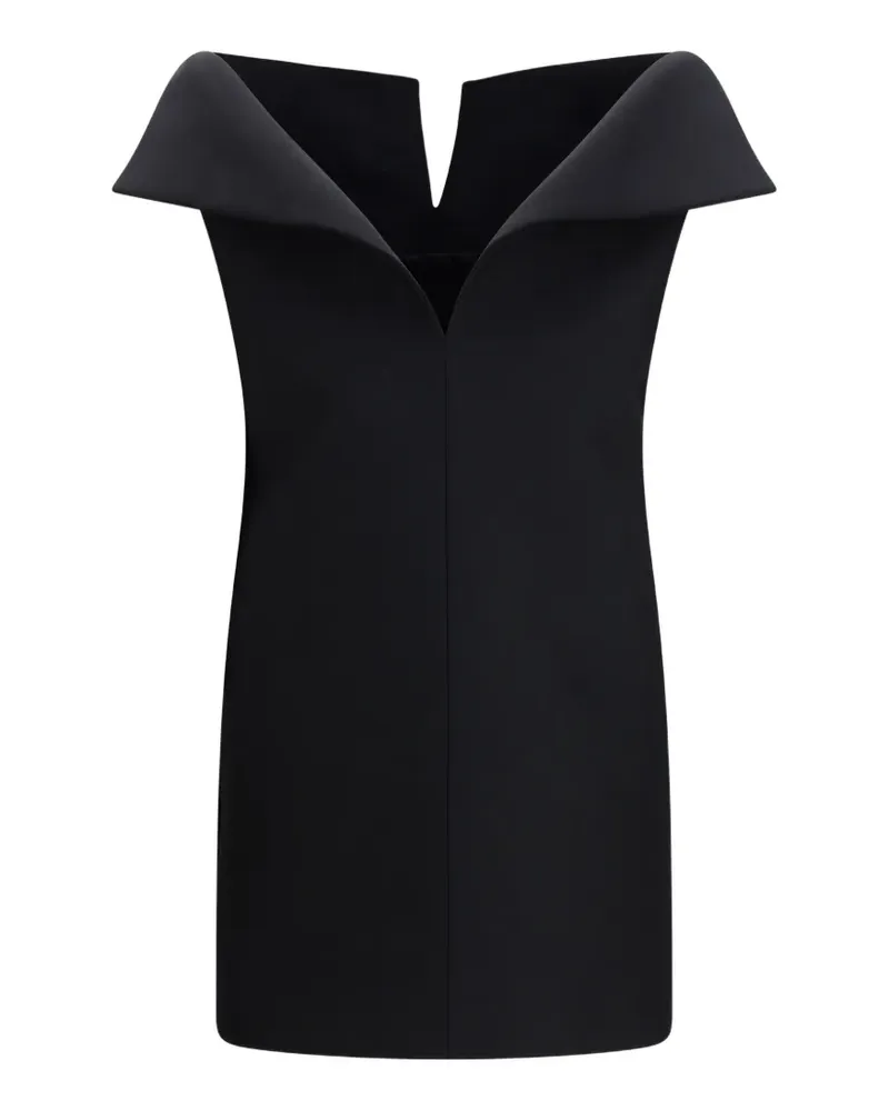 Balenciaga Vareuse V-neck dress - Schwarz Schwarz