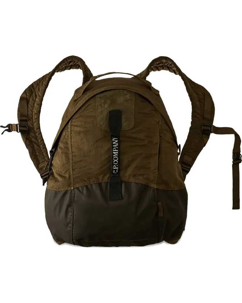 C.P. Company Rucksack mit Logo-Riemen - Grün Grün
