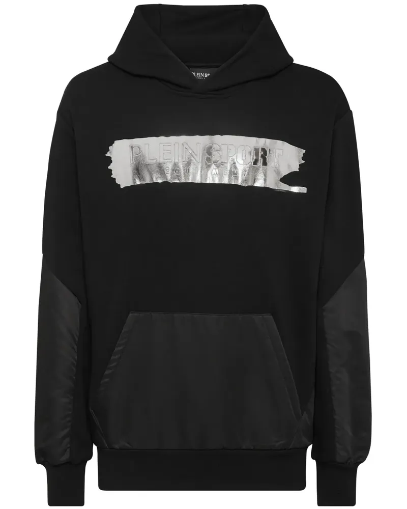 Philipp Plein Hoodie mit Logo-Prägung - Schwarz Schwarz