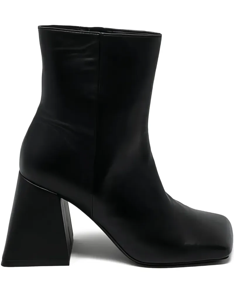 Vic Matié Stiefel mit Blockabsatz 100mm - Schwarz Schwarz