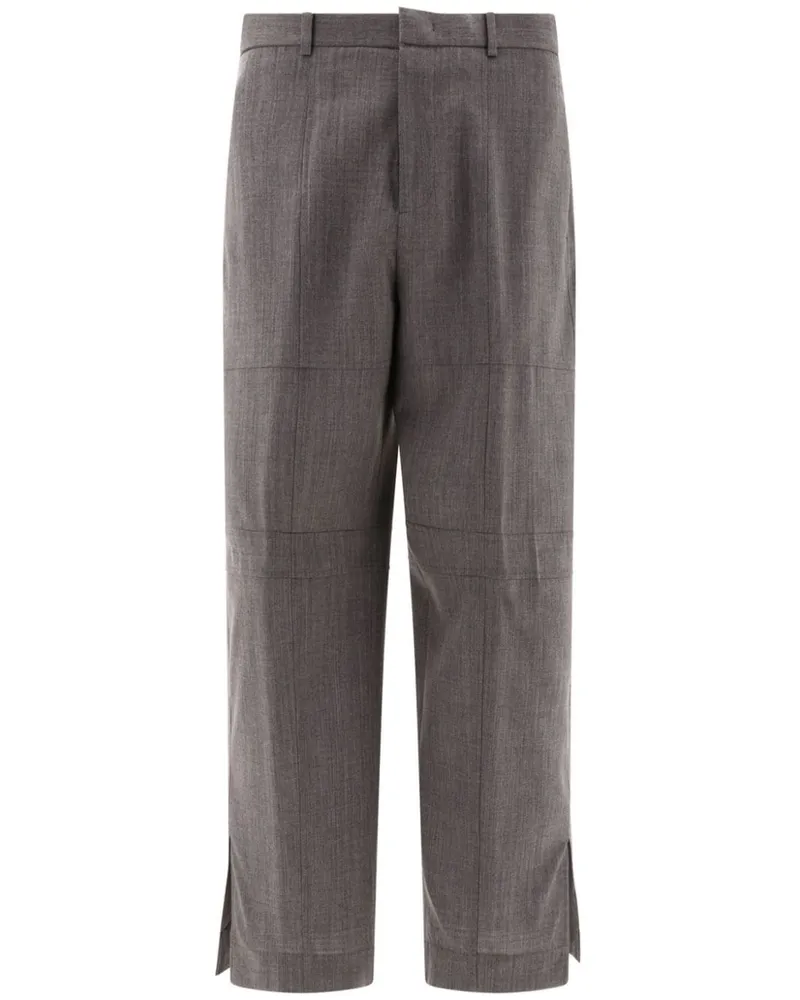 Jil Sander Hose aus Wolle - Grau Grau