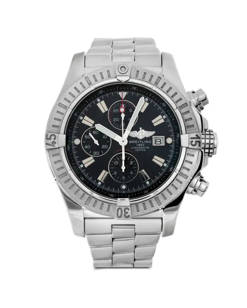 Breitling 2010 pre-owned Super Avenger 47mm - Schwarz Schwarz