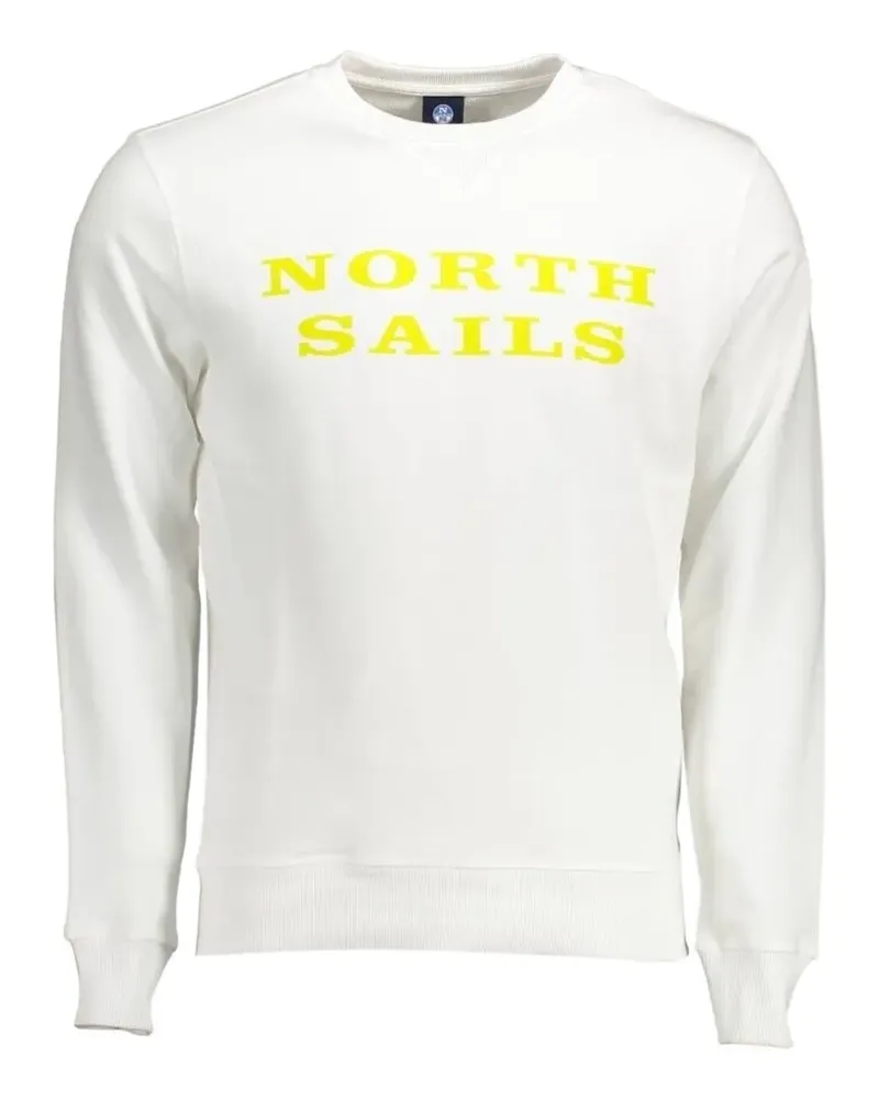 North Sails Sweatshirt mit Logo-Print - Weiß Weiß