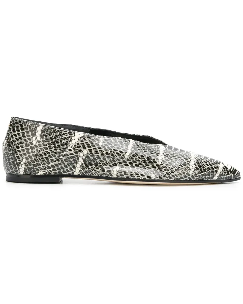 aeyde x Lucy Williams 'Moa' Ballerinas - Schwarz Schwarz