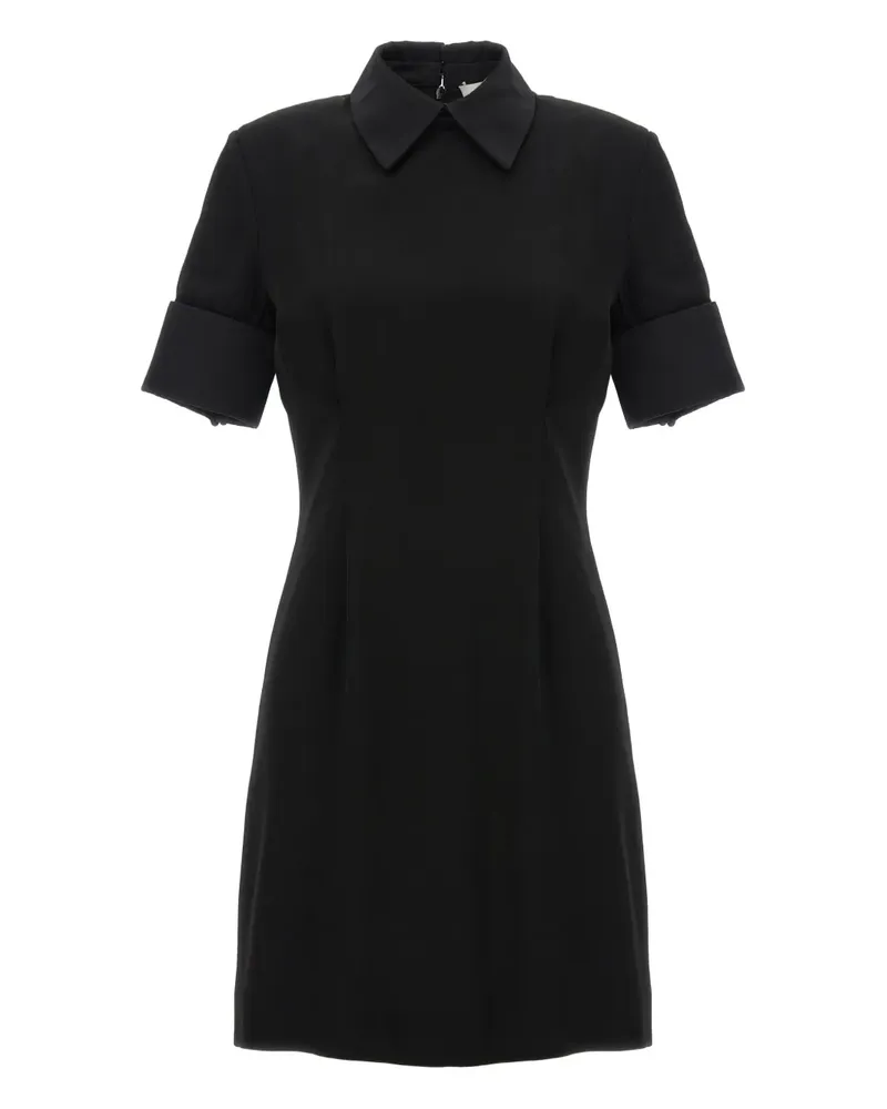 SPORTMAX Reißverschluss-Kleid mit Kragen - Schwarz Schwarz