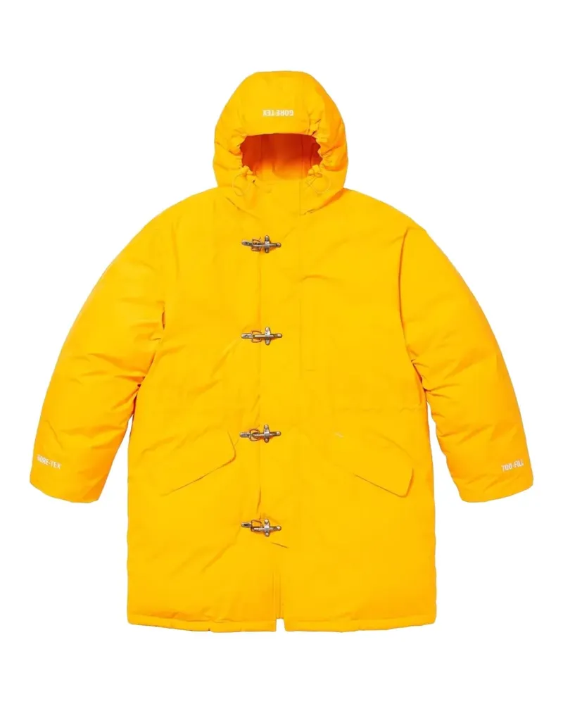 Supreme Being flap-pocket hooded parka - Gelb Gelb