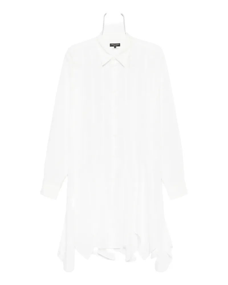 Comme des Garçons panelled shirt - Weiß Weiß