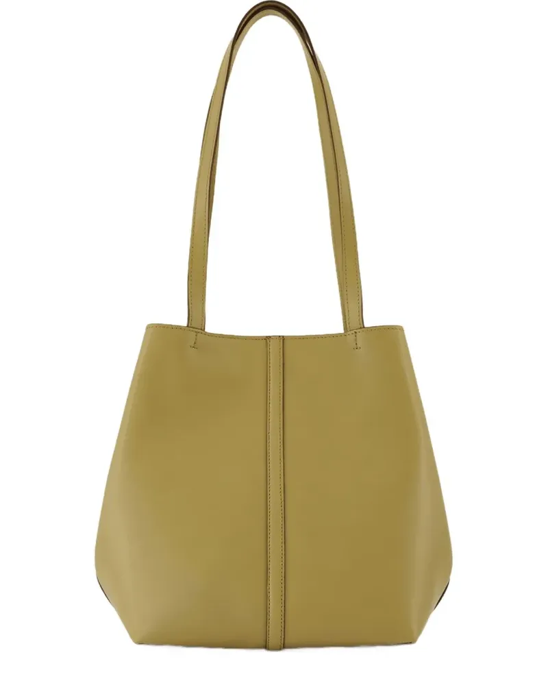 Vanessa Bruno Große Tote Bag aus Kalbsleder - Grün Grün