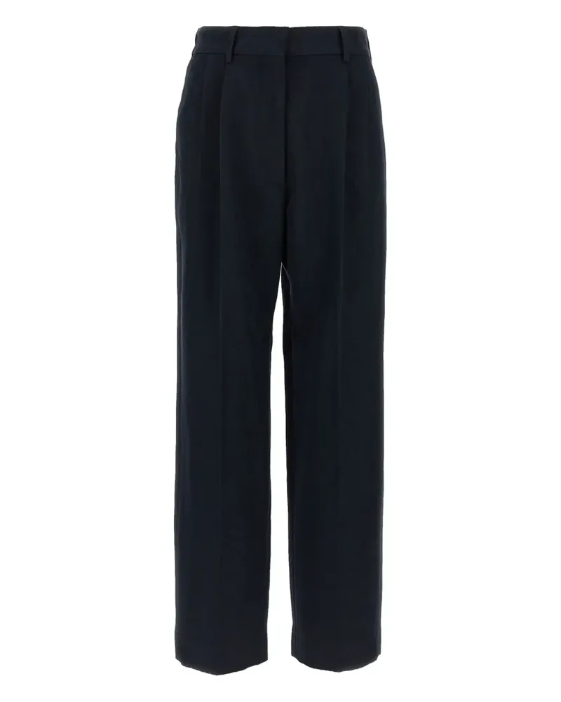 Blazé Milano Plisseehose mit geradem Schnitt - Blau Blau