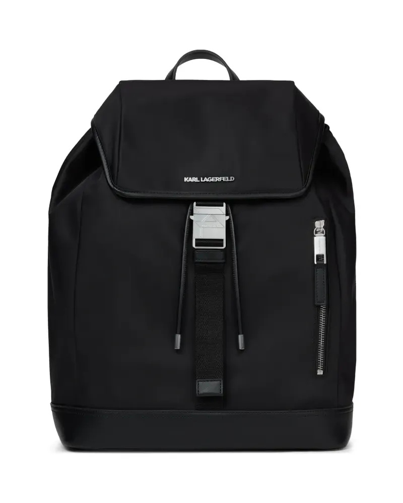 Karl Lagerfeld K/Nylon Rucksack - Schwarz Schwarz