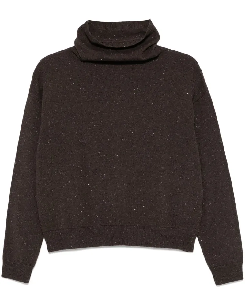 Peserico Pullover mit Lurex-Detail - Braun Braun