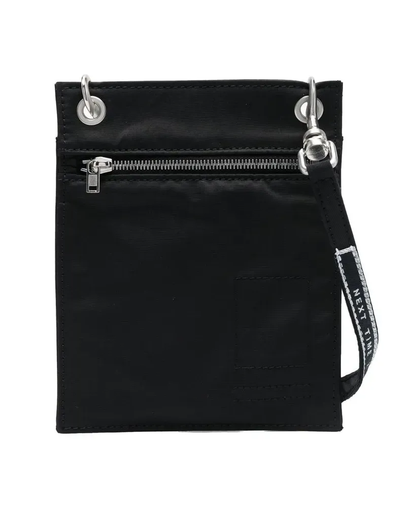Rick Owens Portemonnaie aus Leder - Schwarz Schwarz