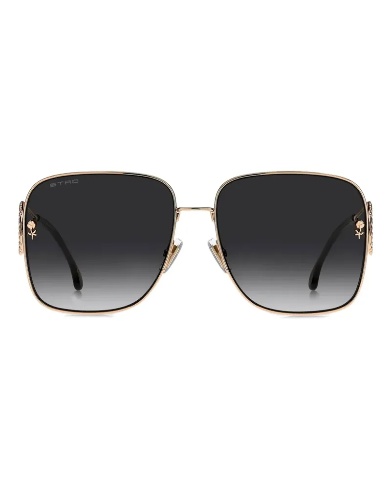 Etro Paisley Sonnenbrille - Gold Gold