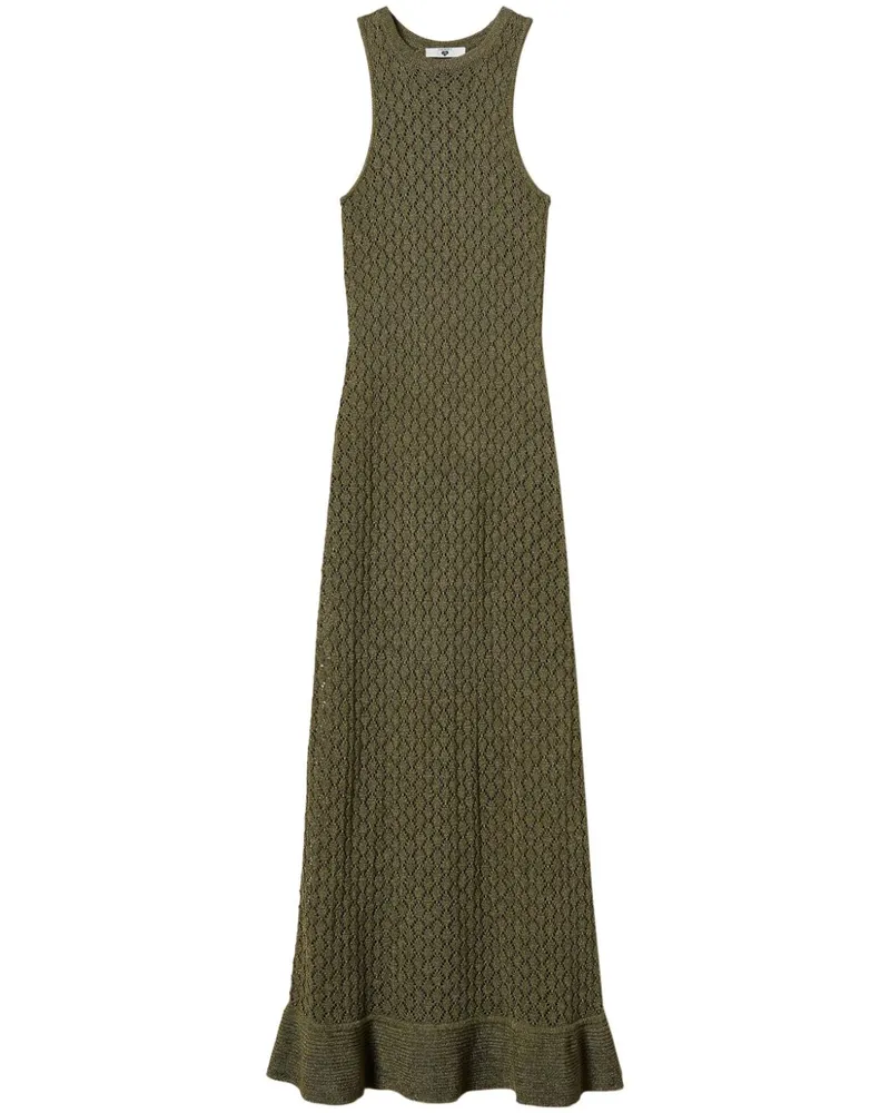 Twin-Set Gestricktes Maxikleid - Grün Grün
